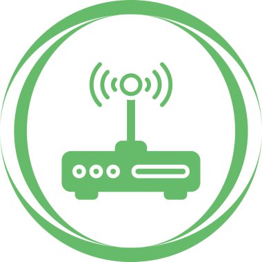 wifi simgesi, basit vektör illüstrasyonu 