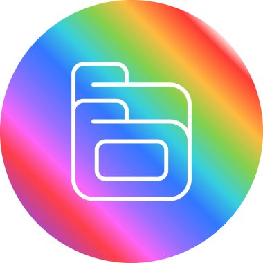 dizinler web simgesi vektör illüstrasyonu