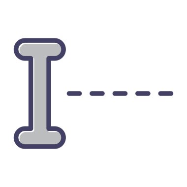 Tip simgesinin basit web illüstrasyonu