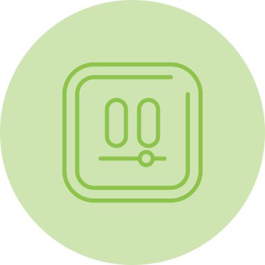 Vektör illüstrasyon Video Duraklatma simgesi 