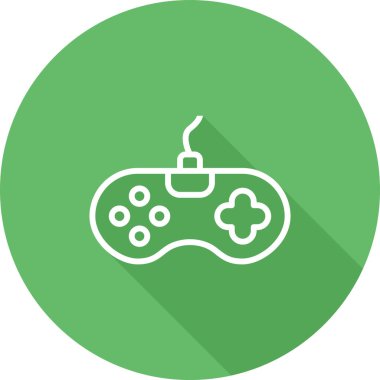 oyun denetleyici simgesi, vektör illüstrasyonu