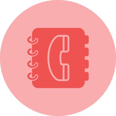 Telefon rehberi vektör illüstrasyonuName