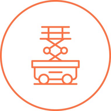 Makas Kaldırma simgesi vektör illüstrasyonu    