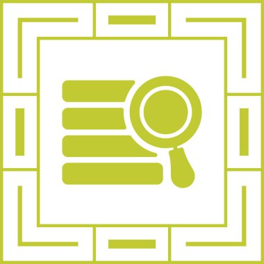 Arama simgesi vektör illüstrasyonu 