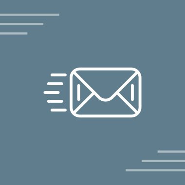 posta zarfı web basit illüstrasyon