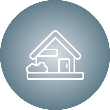 ev ikonu vektör illüstrasyonu. bina işareti sembolü 