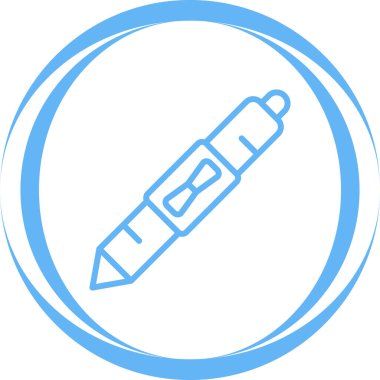 Tablet Kalem simgesi, vektör illüstrasyonu 