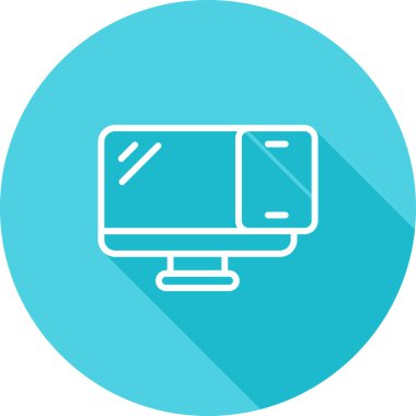 Yanıt Tasarım simgesi, vektör illüstrasyonu basit tasarım