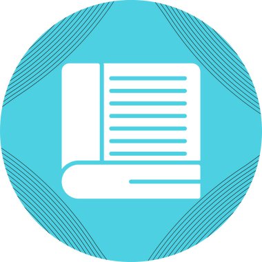 kitaplar düz simge, vektör illüstrasyonu