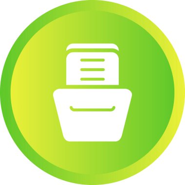 Depolama web simgesi, basit vektör illüstrasyonuName 