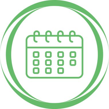 Takvim. Web simgesi basit tasarım 