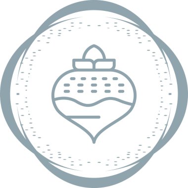 Gıda ikonunun vektör illüstrasyonu. Şalgam   