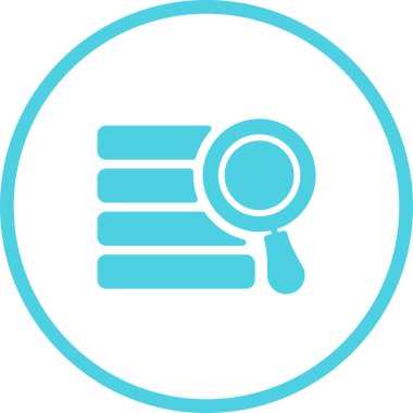 Arama simgesi vektör illüstrasyonu 