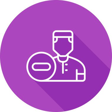 user icon, vector illustration simple design