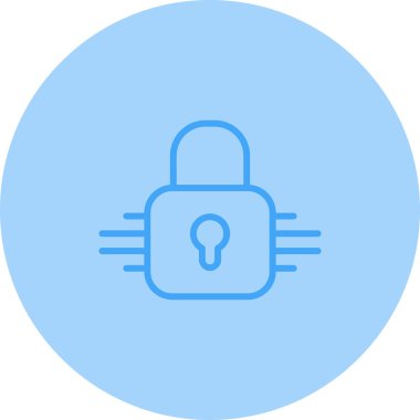 Ağ Erişim Kontrol Web simgesi vektör çizimi