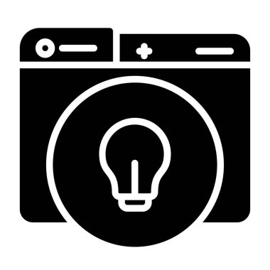  Ampul simgesi. vektör çizimi tasarımı