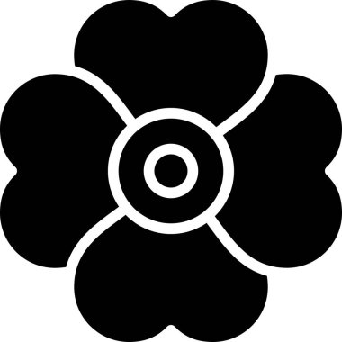 Kiraz çiçeği ikonu vektör illüstrasyonu 