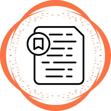 Belge Ekle Yer İmi simgesi, vektör illüstrasyonu 