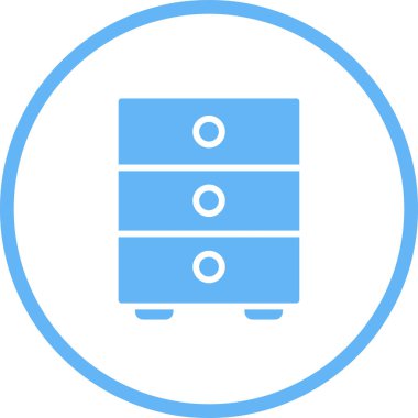 Dolap simgesi dosyası basit illüstrasyon
