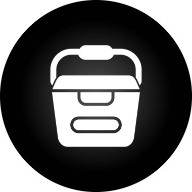 Taşınabilir su kabı vektör çizimi 