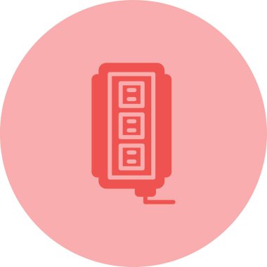 soket simgesi web basit illüstrasyon