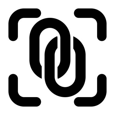 Tasarım Kısıtlı Simgesi. Zincir, Bağlı Sembol, Vektör.