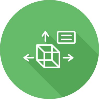 3B tasarım web simgesi, vektör illüstrasyonu