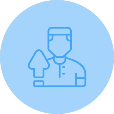 user icon, vector illustration simple design