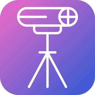 Rüzgar Makinesi simgesi, vektör illüstrasyonu 