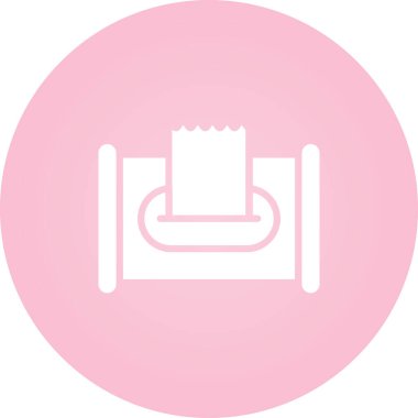 Antiseptik silme web simgesi, basit vektör illüstrasyonu