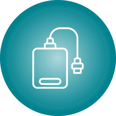 dış sabit sürücü simgesi, vektör çizim  