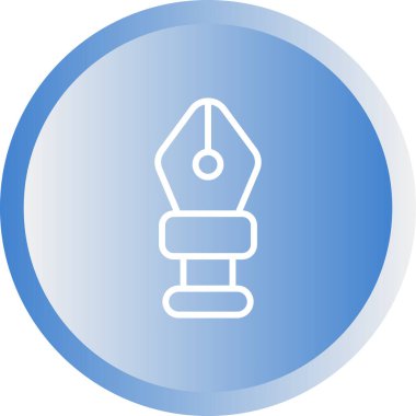 kalem simgesinin vektör illüstrasyonu 