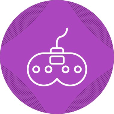 Video oyunu konsol vektörü. Basit resimleme