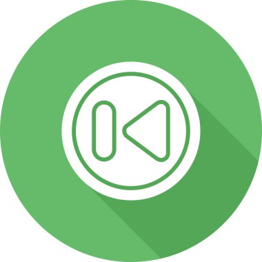 vektör ağ simgesi Önceki Parça Düğmesi 