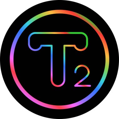 T harfli harf logo tasarımı simgesi