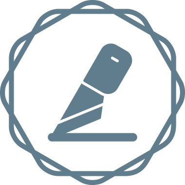 bıçak ağ ikonu vektör illüstrasyonu 