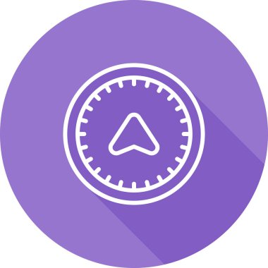 pusula web simgesi tasarımı çizimi