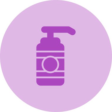 Losyon şişesi simgesi, basit vektör illüstrasyonu