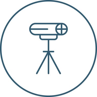 Rüzgar Makinesi simgesi, vektör illüstrasyonu 