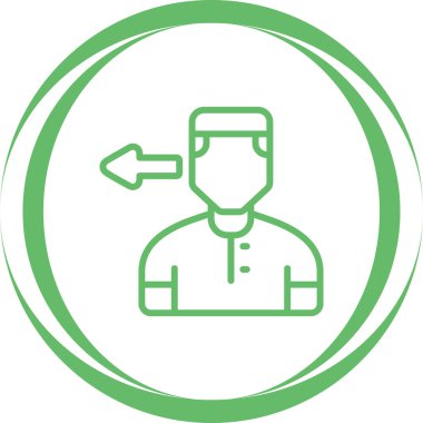 user icon, vector illustration simple design