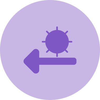 güneş web simgesi basit tasarım 