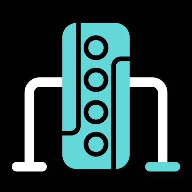 İstemci Sunucu Web simgesi vektör çizimi