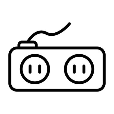 soket simgesi web basit illüstrasyon