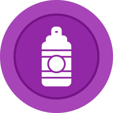 Losyon şişesi simgesi, basit vektör illüstrasyonu