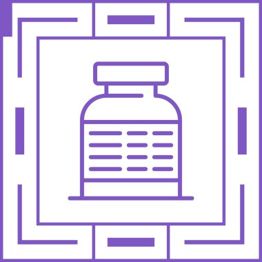 Web sayfası için ilaç şişesi simgesi