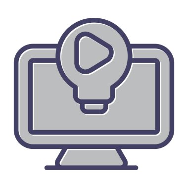 Bilgisayar web simge vektör çizim