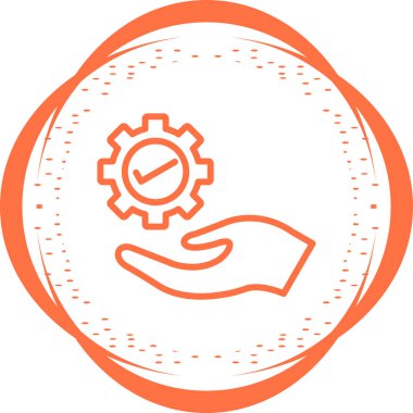  Proje Yönetimi simgesi. Vektör çizim