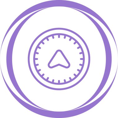 pusula web simgesi tasarımı çizimi