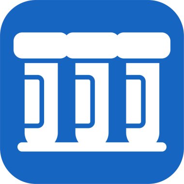 tüp simgelerinin vektör illüstrasyonu