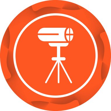 Rüzgar Makinesi simgesi, vektör illüstrasyonu 